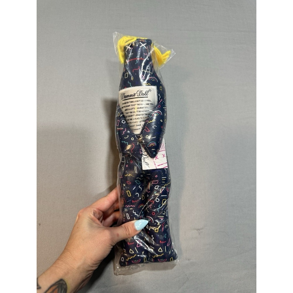 Dammit Doll NWT Stress Relief Rainbow And Suns, Hearts Fun Gift